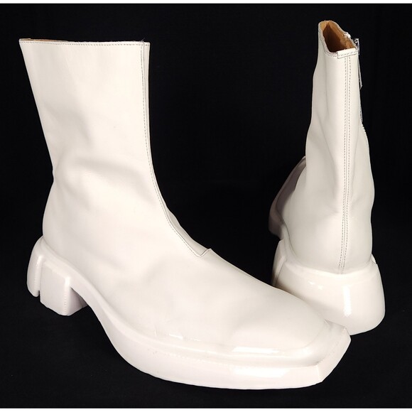Both Brand Leather Ankle Boot Size 45 US 11 Mens White $520 main image 14